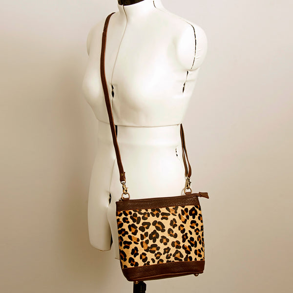 ADBGA236 American Darling Hair-On Cowhide Large Cross body Bag Genuine Leather