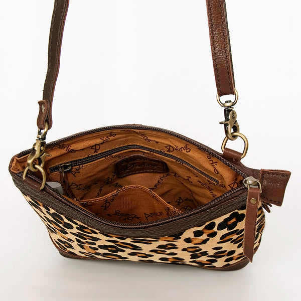 ADBGA236 American Darling Hair-On Cowhide Large Cross body Bag Genuine Leather