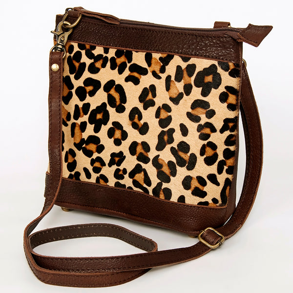 ADBGA236 American Darling Hair-On Cowhide Large Cross body Bag Genuine Leather