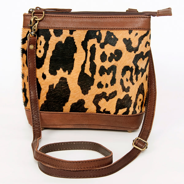 ADBGA236 American Darling Hair-On Cowhide Large Cross body Bag Genuine Leather
