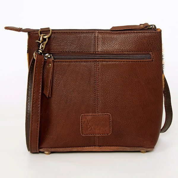 ADBGA236 American Darling Hair-On Cowhide Large Cross body Bag Genuine Leather