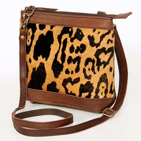 ADBGA236 American Darling Hair-On Cowhide Large Cross body Bag Genuine Leather