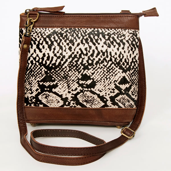 ADBGA236 American Darling Hair-On Cowhide Large Cross body Bag Genuine Leather