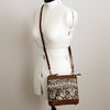 ADBGA236 American Darling Hair-On Cowhide Large Cross body Bag Genuine Leather