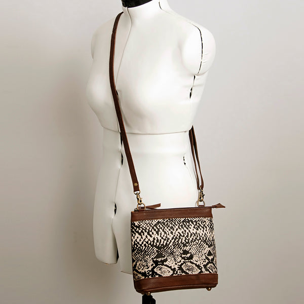 ADBGA236 American Darling Hair-On Cowhide Large Cross body Bag Genuine Leather