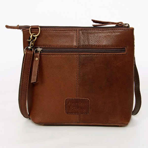 ADBGA236 American Darling Hair-On Cowhide Large Cross body Bag Genuine Leather
