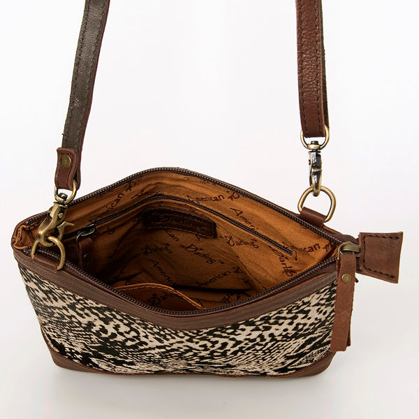 ADBGA236 American Darling Hair-On Cowhide Large Cross body Bag Genuine Leather