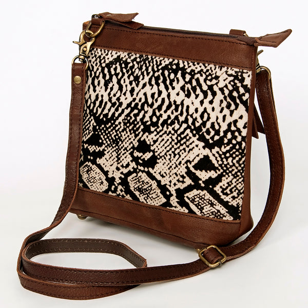 ADBGA236 American Darling Hair-On Cowhide Large Cross body Bag Genuine Leather