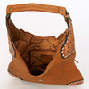 ADBGA237A American Darling Hand Tooled Genuine Leather Hobo Bag Floral Carved