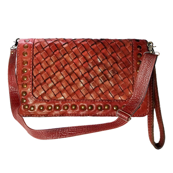 LC-NMBG105 Wristlet Genuine Leather women bag western Bag