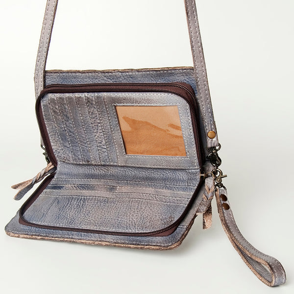 LC-NMBG105 Wristlet Genuine Leather women bag western Bag