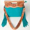 LC-ADBGS145DM1B Clutch Genuine Western Leather Women Bag Paige