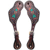 BER149-Western American Leather Spur Strap