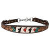 BER154-Western Leather Wither Straps