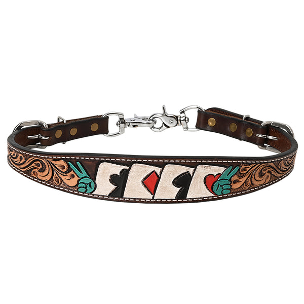 BER154-Western Leather Wither Straps