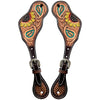 BER155-Western American Leather Spur Strap