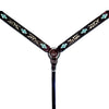 BER156-Western Leather Breast Collar