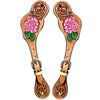 BER164-Western American Leather Spur Strap