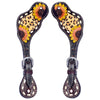 BER166-Western American Leather Spur Strap