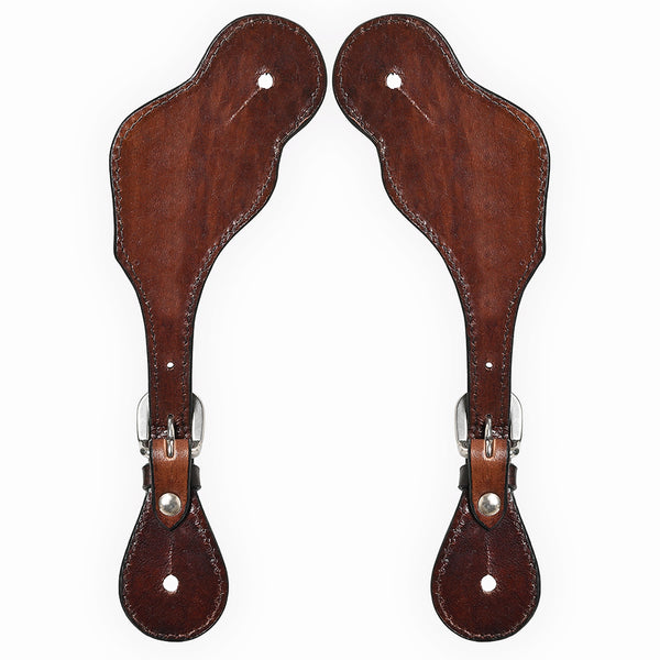 BER168-Western American Leather Spur Strap