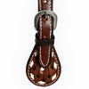 BER168-Western American Leather Spur Strap