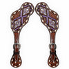 BER168-Western American Leather Spur Strap