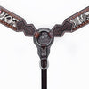 BER170-Western Leather Breast Collar