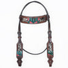 BER170-Western Leather Headstall