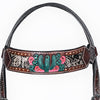 BER170-Western Leather Headstall