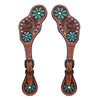 BER174-Western American Leather Spur Strap