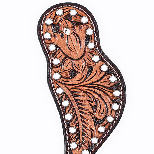 BER193-Western American Leather Spur Strap