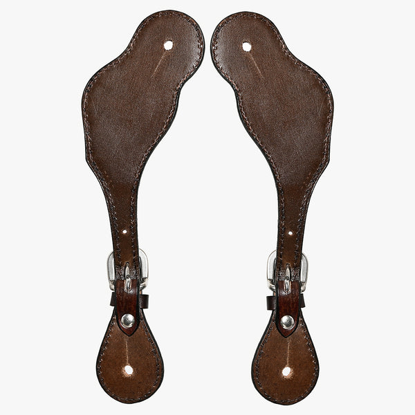BER196-Western American Leather Spur Strap