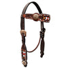 BER233-Western Leather Headstall