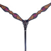 BER235-Western Leather Breast Collar