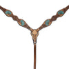 BER243-Western Leather Breast Collar