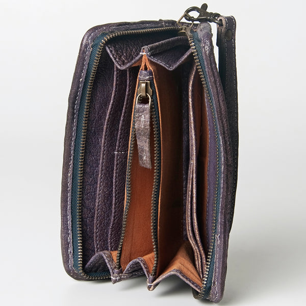 NMBGZ109 Wristlet Genuine Leather women bag western Bag