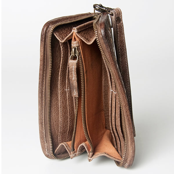 NMBGZ110 Wristlet Genuine Leather women bag western Bag