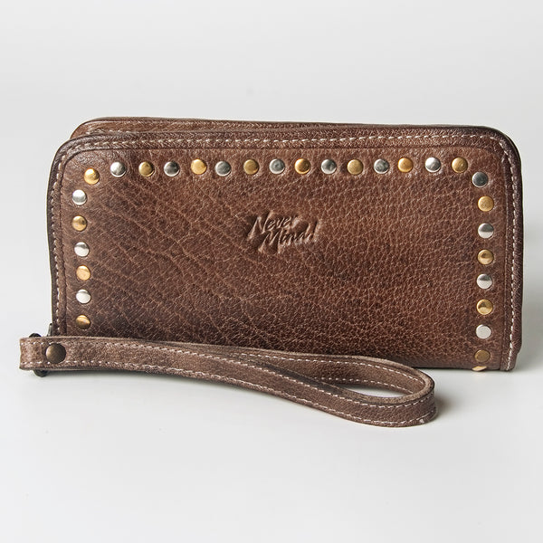 NMBGZ110 Wristlet Genuine Leather women bag western Bag