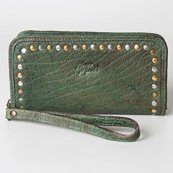 NMBGZ110 Wristlet Genuine Leather women bag western Bag