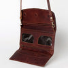 ADBGM112 Hand-Painted Scene Leather Crossbody - Southwestern Western Design