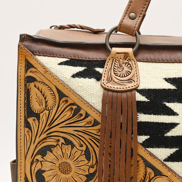 LC-ADBGZ201B Tote Genuine Western Leather Women Bag