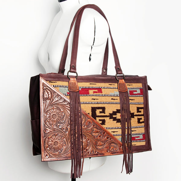 LC-ADBGZ201CTote Genuine Western Leather Women Bag