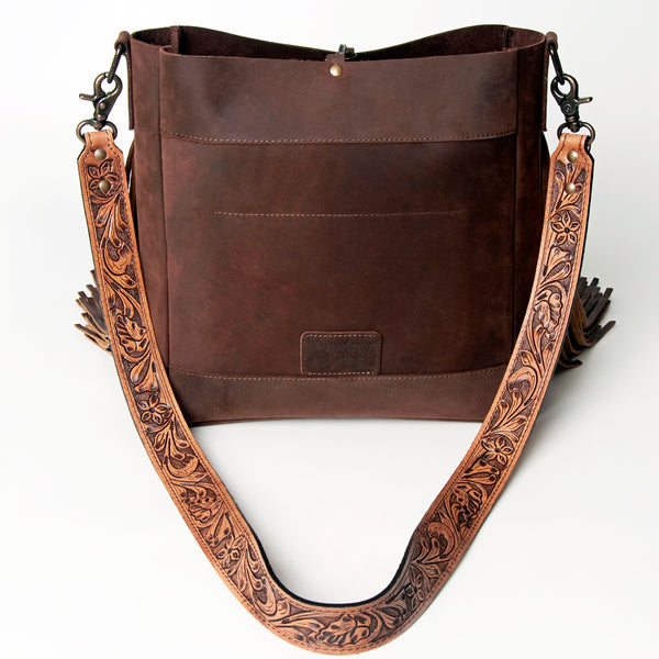 ADBG624 American Darling Hand Tooled Floral & Saddle Blanket Western Messenger Bag