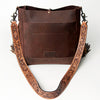 ADBG624 American Darling Hand Tooled Floral & Saddle Blanket Western Messenger Bag