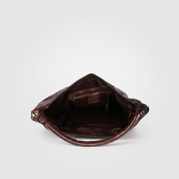 SWC141 Artisan Woven Leather Hobo Bag