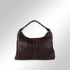 SWC141 Artisan Woven Leather Hobo Bag