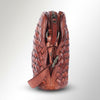 SWC148 Classic Leather Woven Crossbody