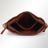 SWC148 Classic Leather Woven Crossbody