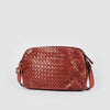 SWC148 Classic Leather Woven Crossbody
