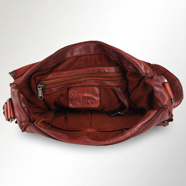 SWC157 Vintage-Inspired Studded Crossbody